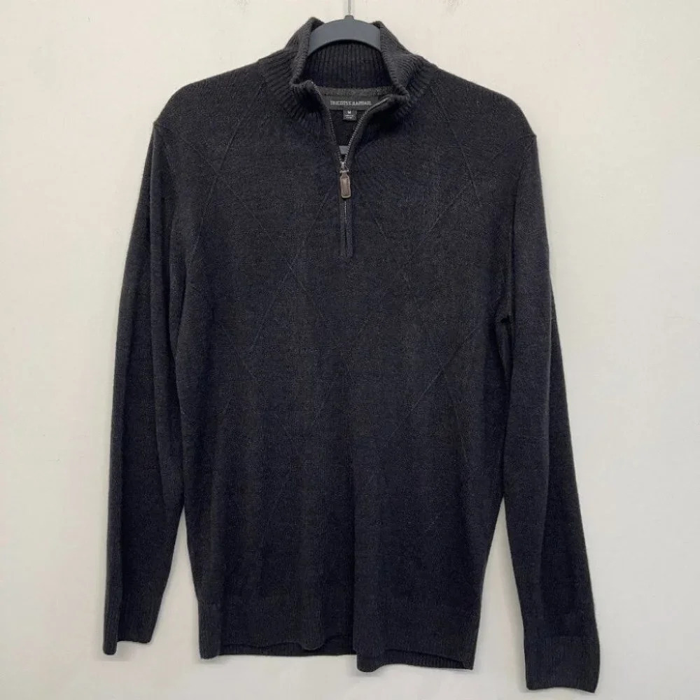 Tricots St‎ Raphael 1/4 Zip Sweater Mens Size M